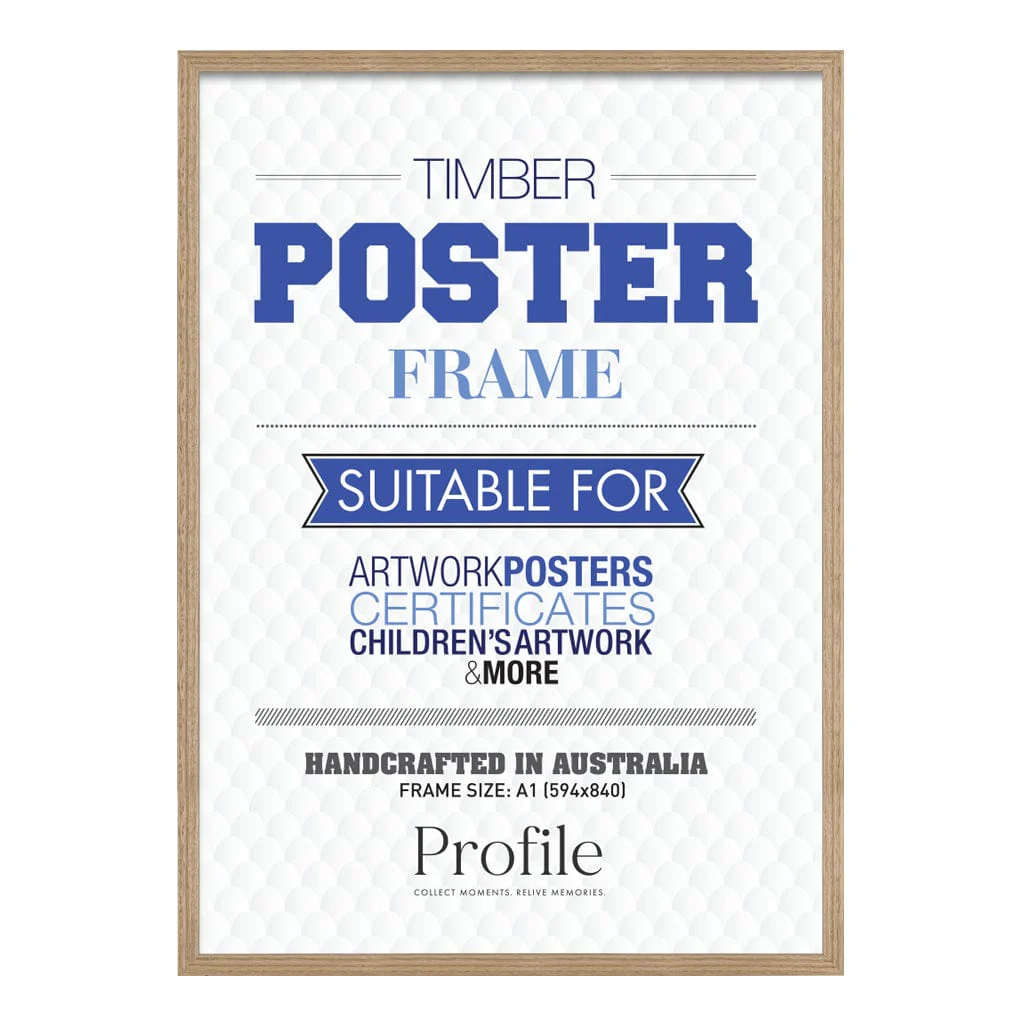 Gallery Box Victorian Ash Natural Oak Timber Photo Frame - Image 10
