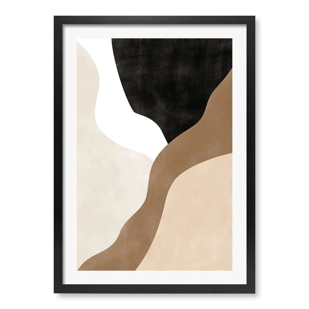 Beige And Brown 1 Abstract Wall Art Print - Image 14