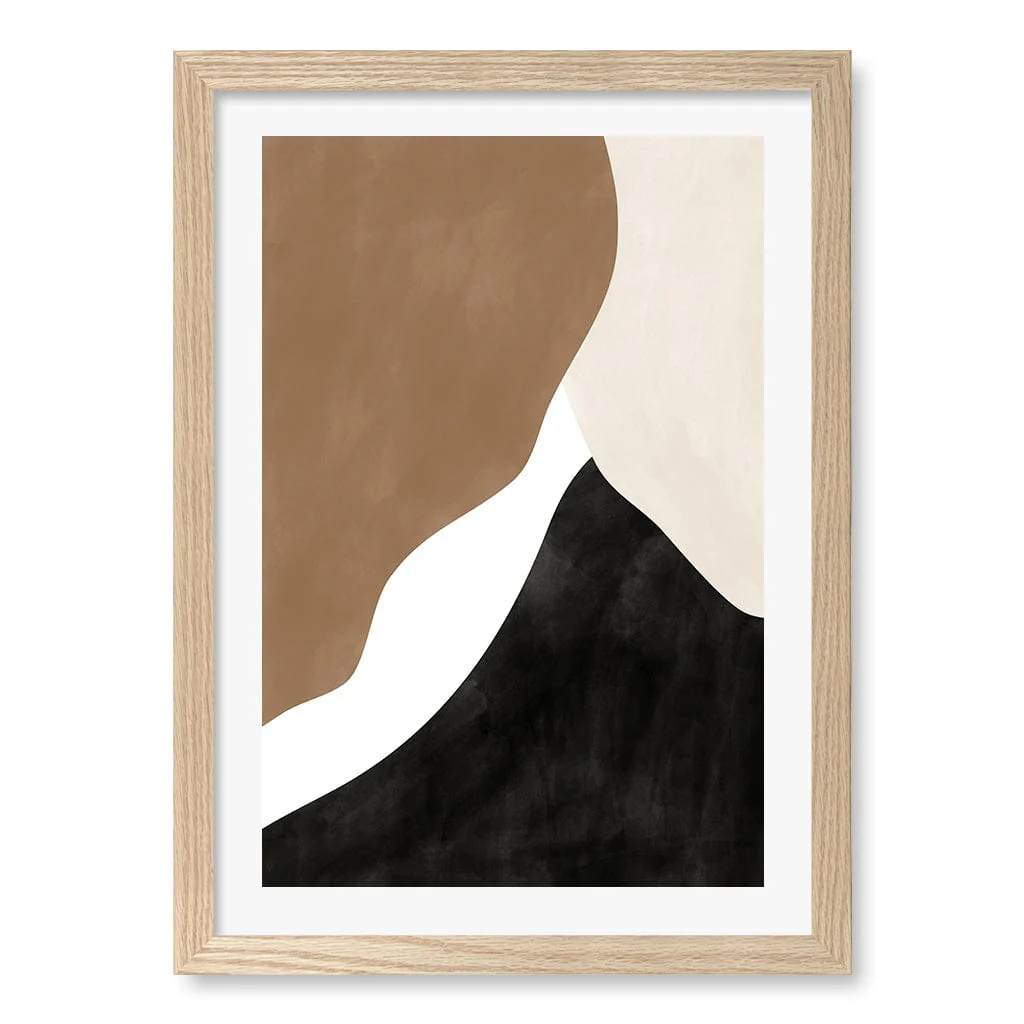 Beige And Brown 2 Abstract Wall Art Print - Image 10