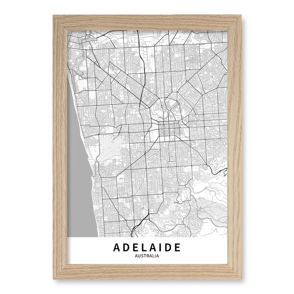 Adelaide City Map Print - Adelaide Map Wall Art - Image 13