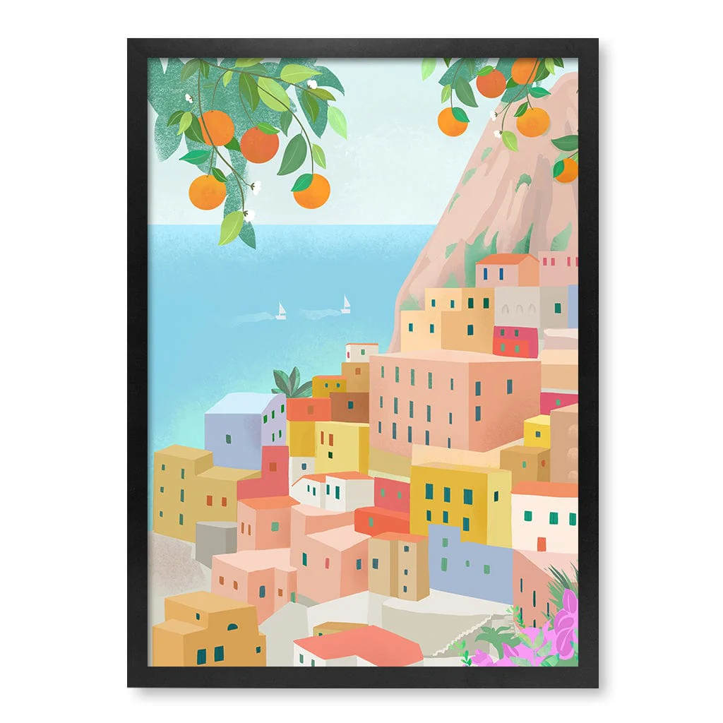 Amalfi Modern Wall Art Print by Petra Lizde - Image 14