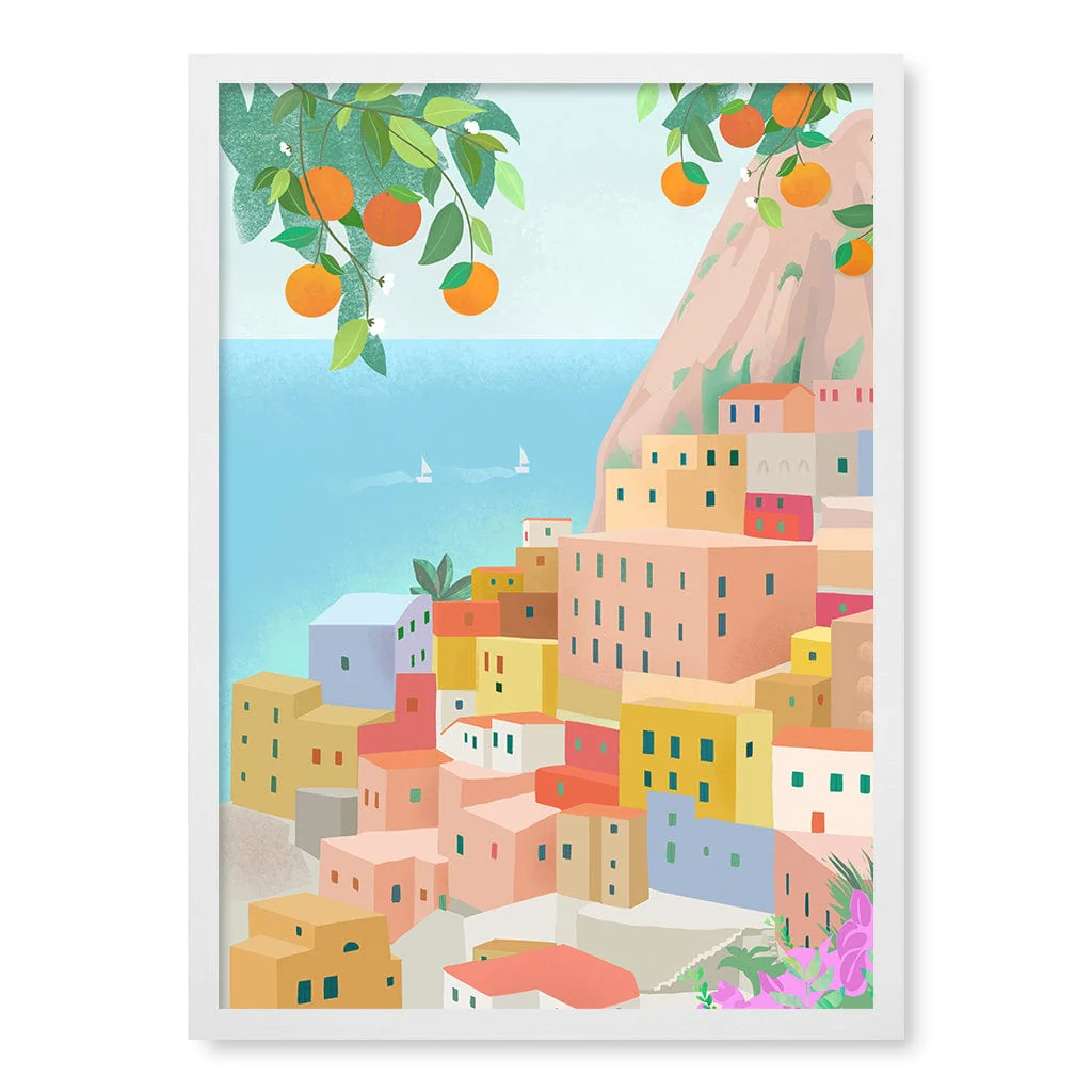 Amalfi Modern Wall Art Print by Petra Lizde - Image 17