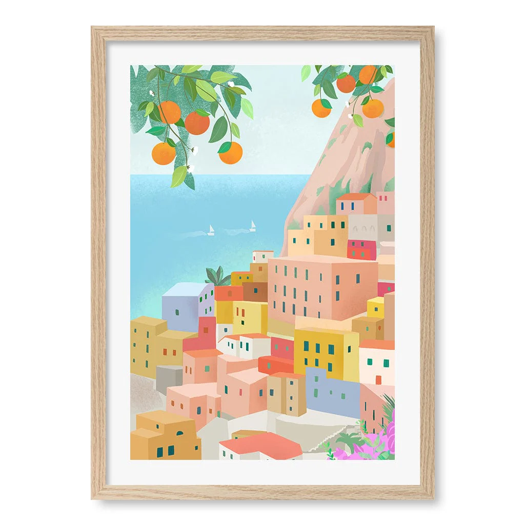 Amalfi Modern Wall Art Print by Petra Lizde - Image 20