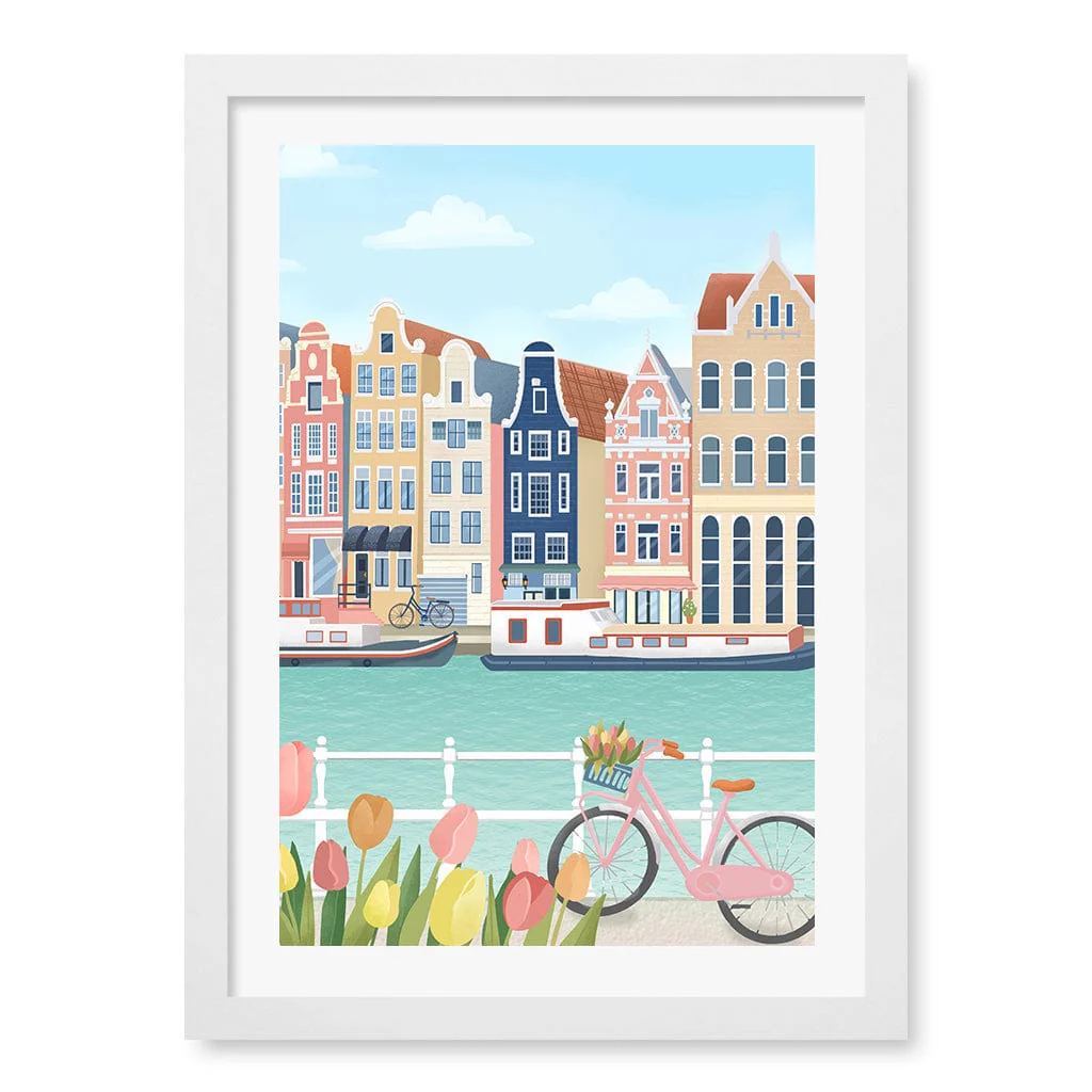 Amsterdam City Modern Wall Art Print by Petra Lizde - Image 9