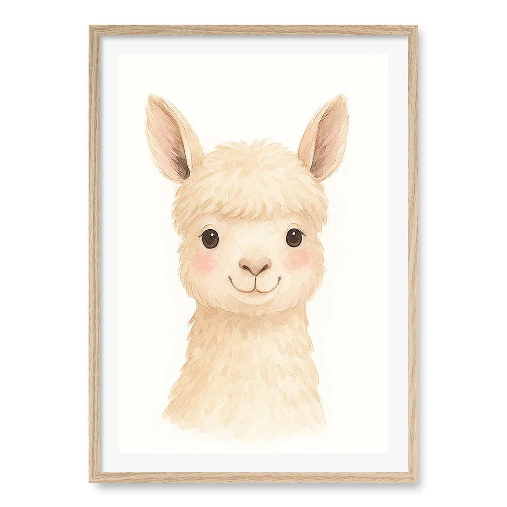 Animal Friends Alpaca Children's Wall Art Print - Image 13