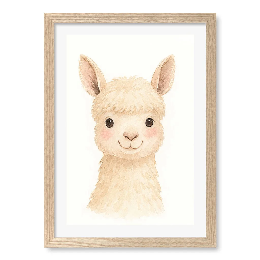 Animal Friends Alpaca Children's Wall Art Print - Image 15
