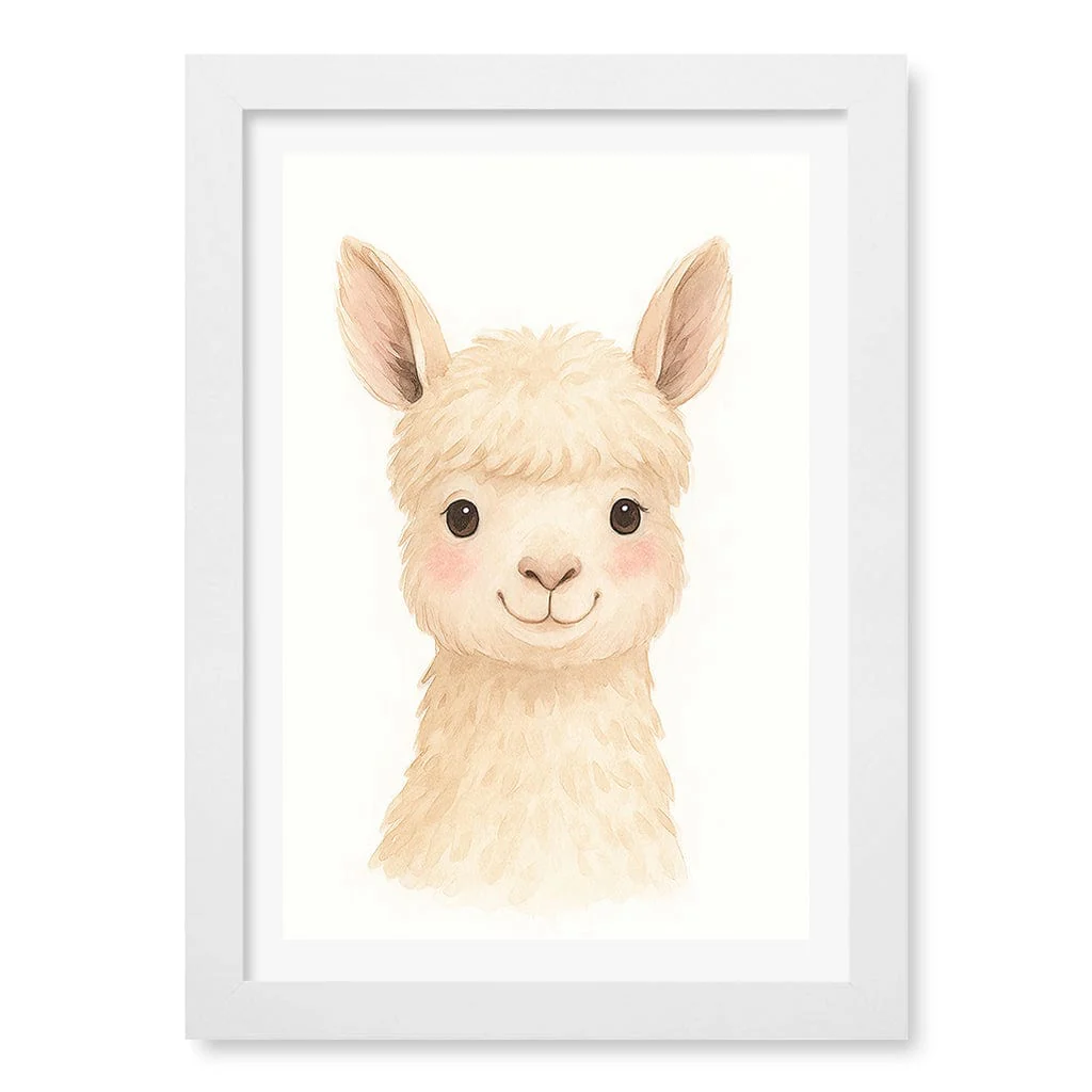 Animal Friends Alpaca Children's Wall Art Print - Image 24