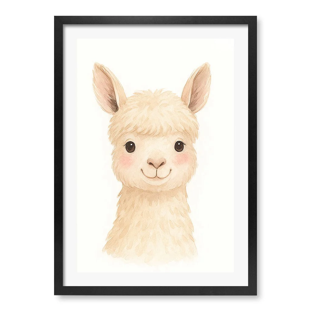 Animal Friends Alpaca Children's Wall Art Print - Image 30