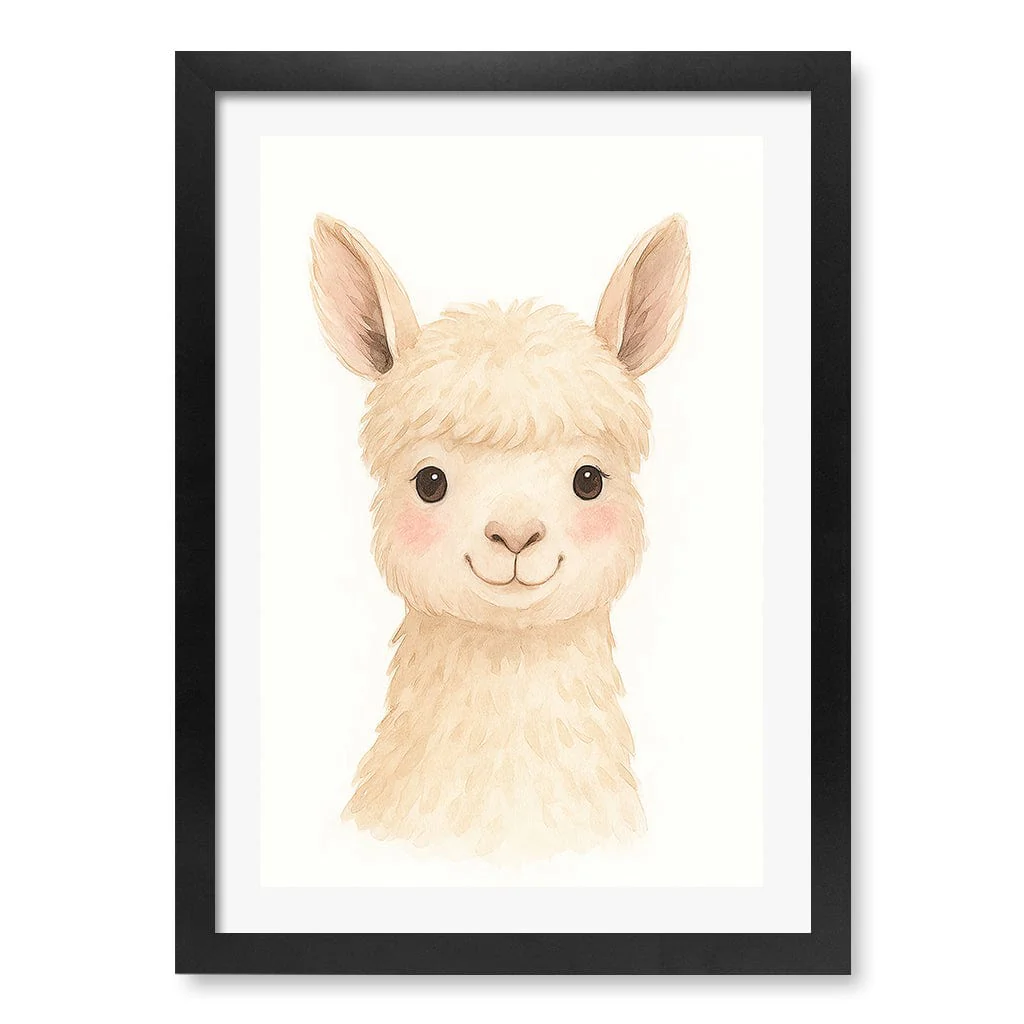 Animal Friends Alpaca Children's Wall Art Print - Image 31