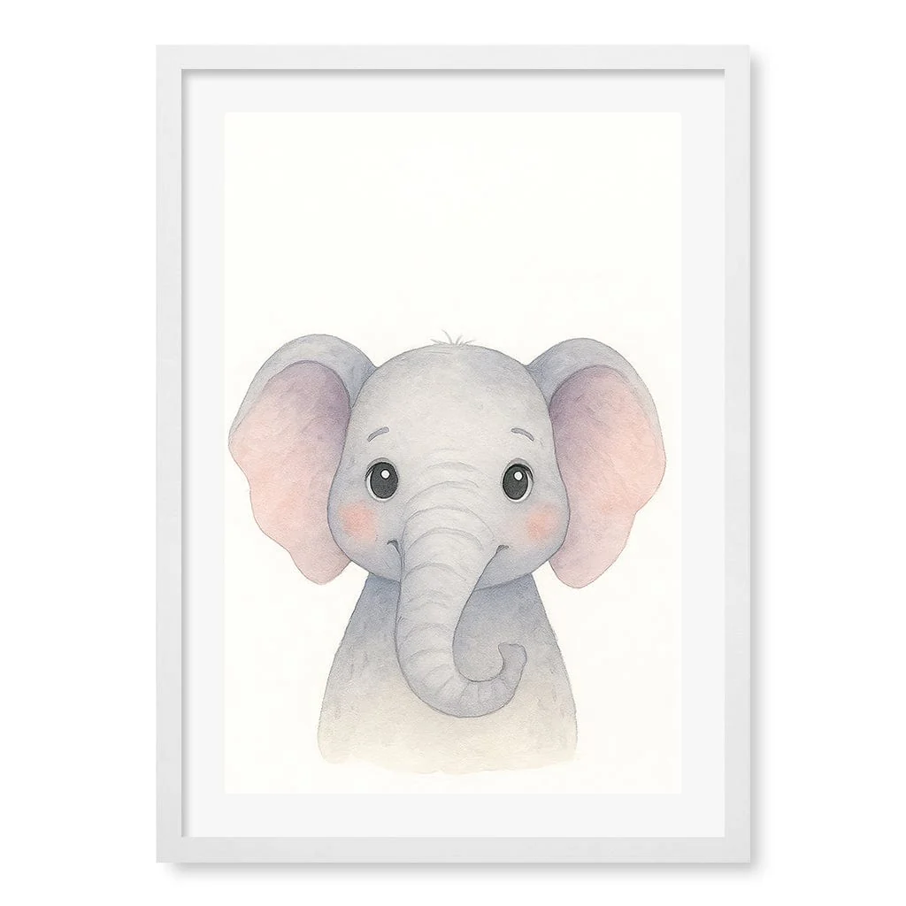 Animal Friends Elephant Children's Wall Art Print - Image 22