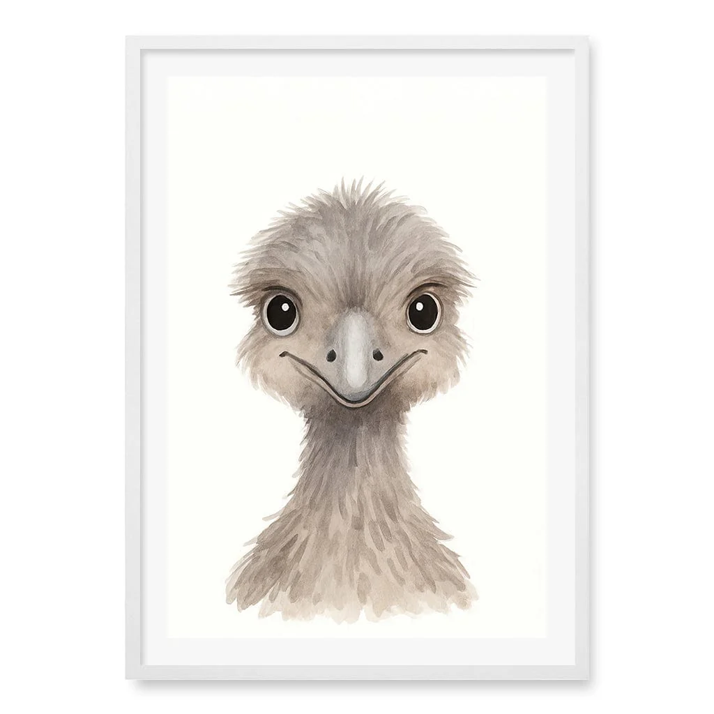 Animal Friends Emu Children's Wall Art Print - Image 21