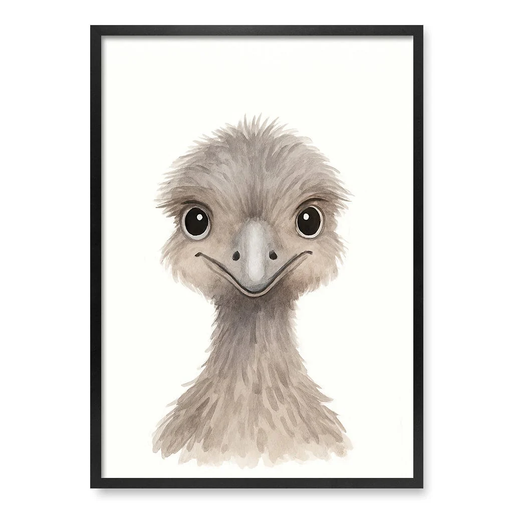 Animal Friends Emu Children's Wall Art Print - Image 25