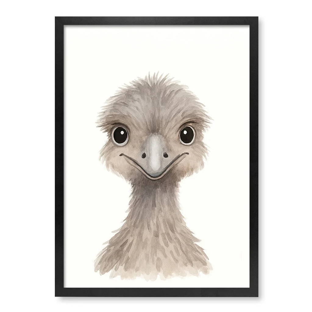 Animal Friends Emu Children's Wall Art Print - Image 26