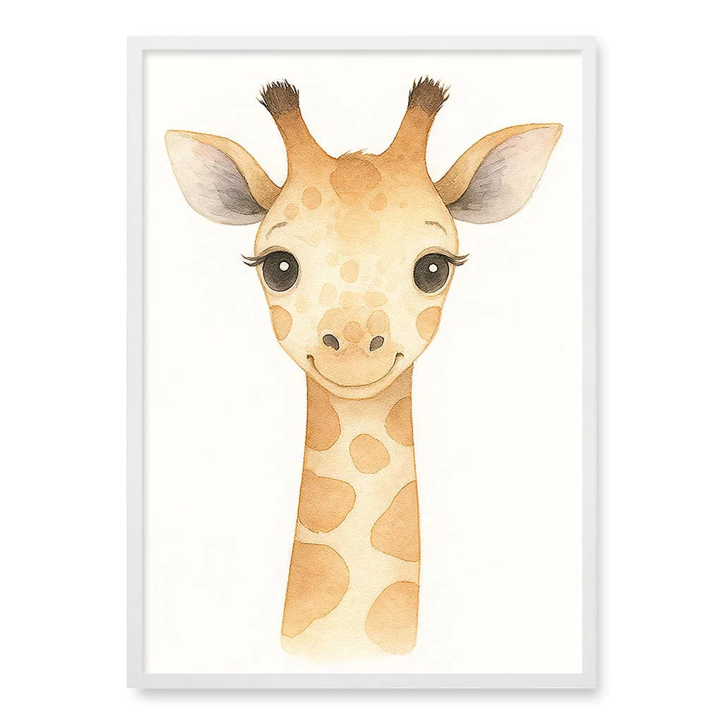 Animal Friends Giraffe Children's Wall Art Print - Image 17