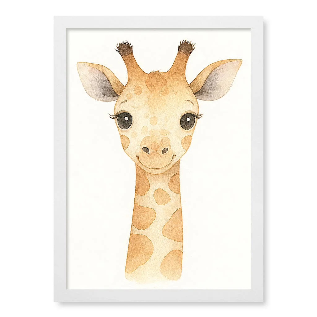 Animal Friends Giraffe Children's Wall Art Print - Image 19
