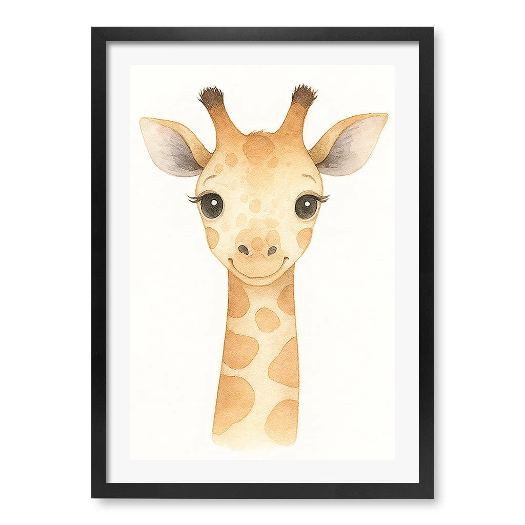 Animal Friends Giraffe Children's Wall Art Print - Image 30
