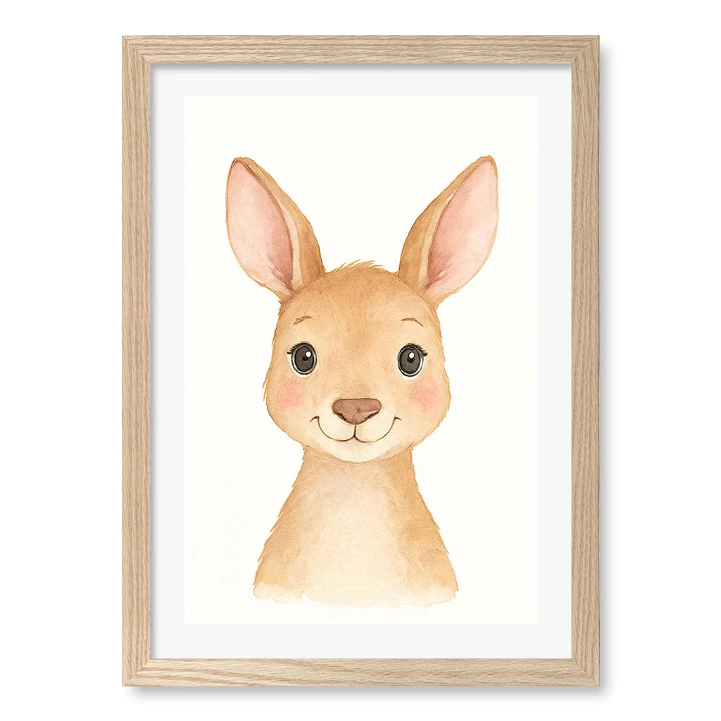 Animal Friends Kangaroo Children's Wall Art Print - Image 15