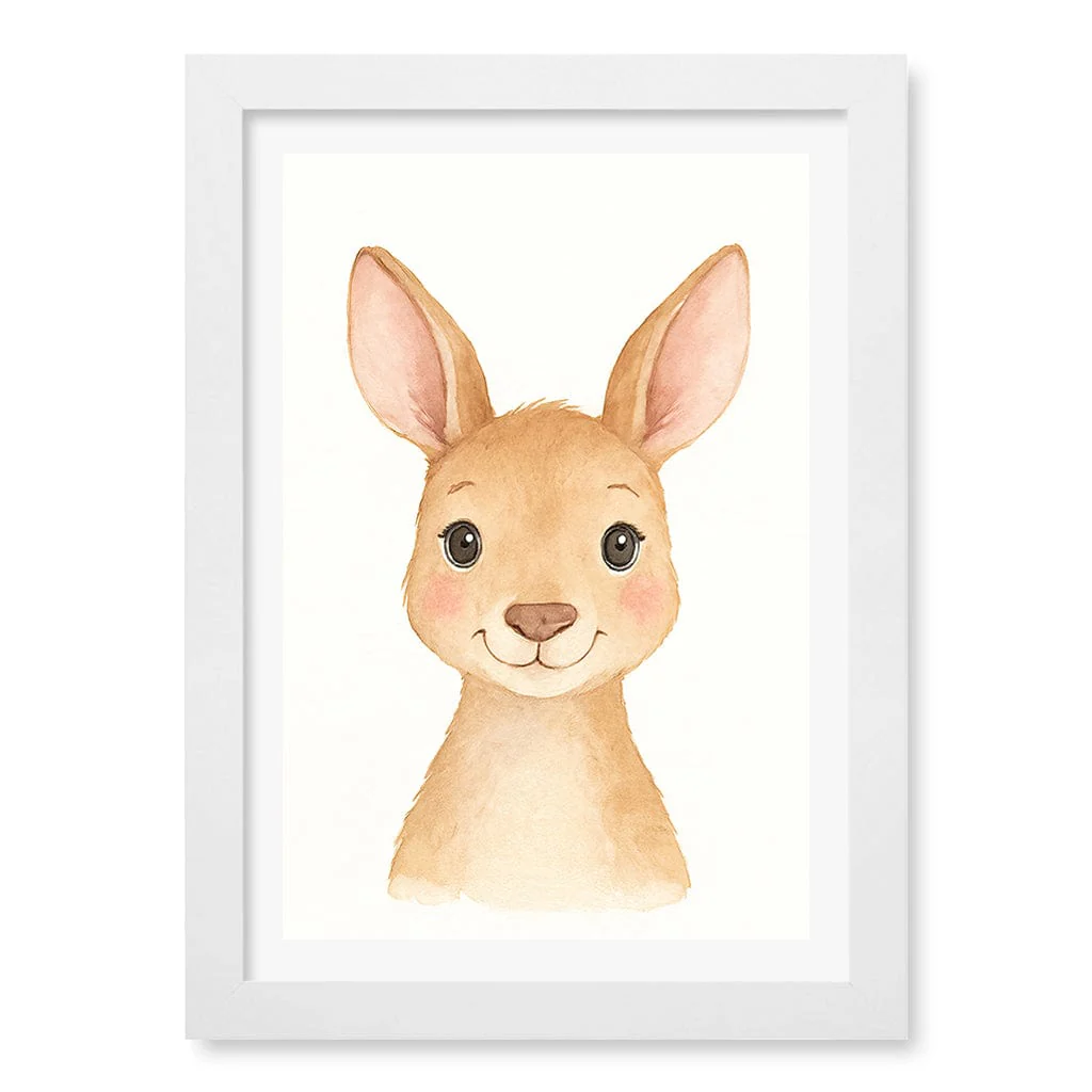 Animal Friends Kangaroo Children's Wall Art Print - Image 24
