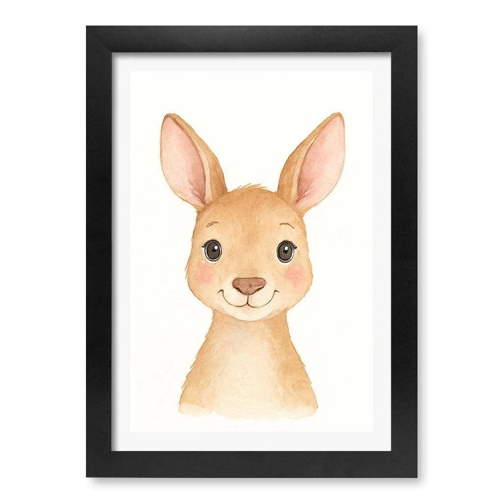 Animal Friends Kangaroo Children's Wall Art Print - Image 32