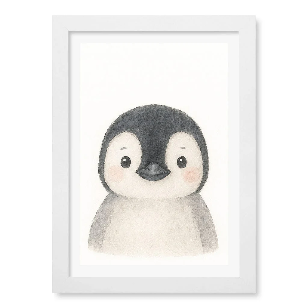 Animal Friends Penguin Children's Wall Art Print - Image 24