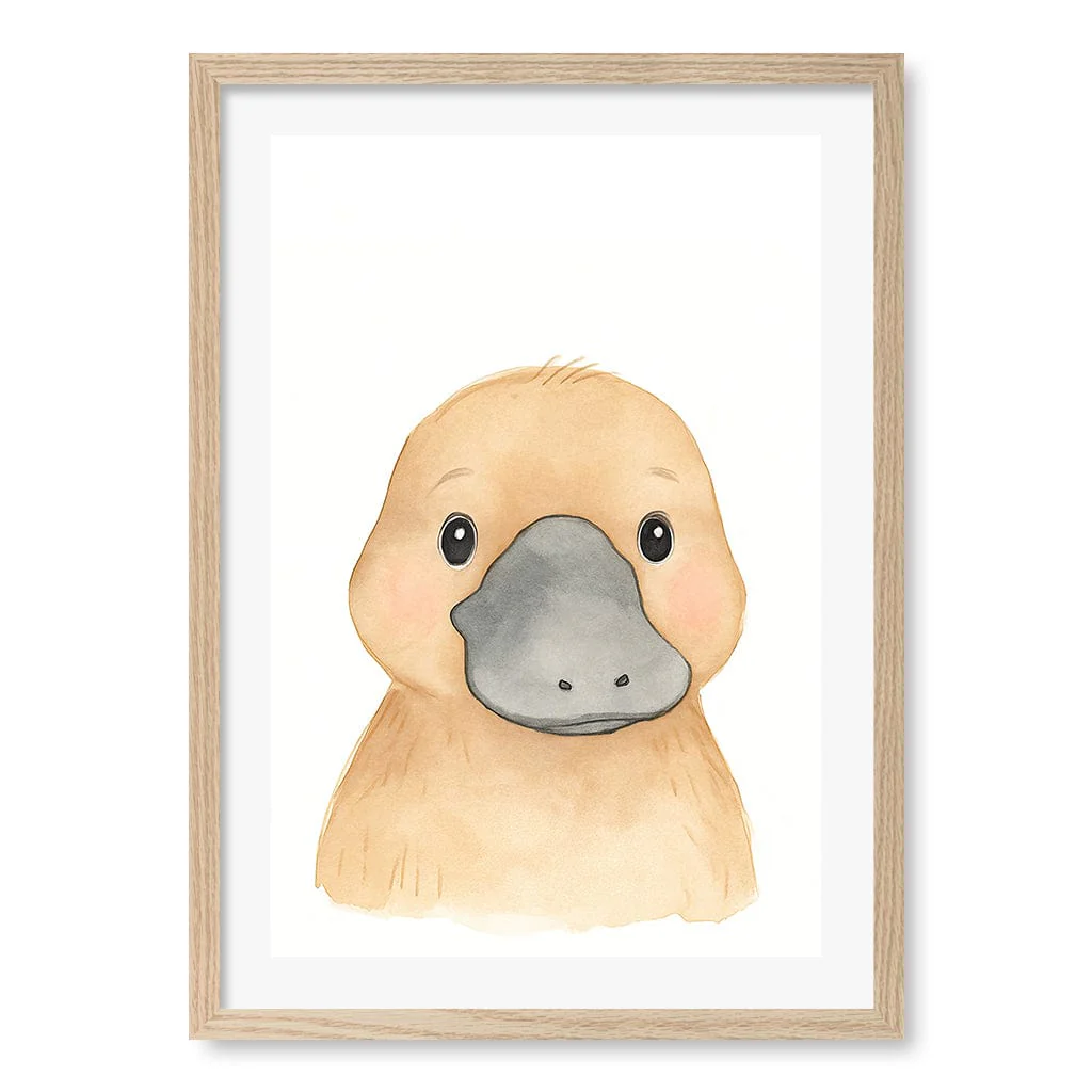 Animal Friends Platypus Children's Wall Art Print - Image 14