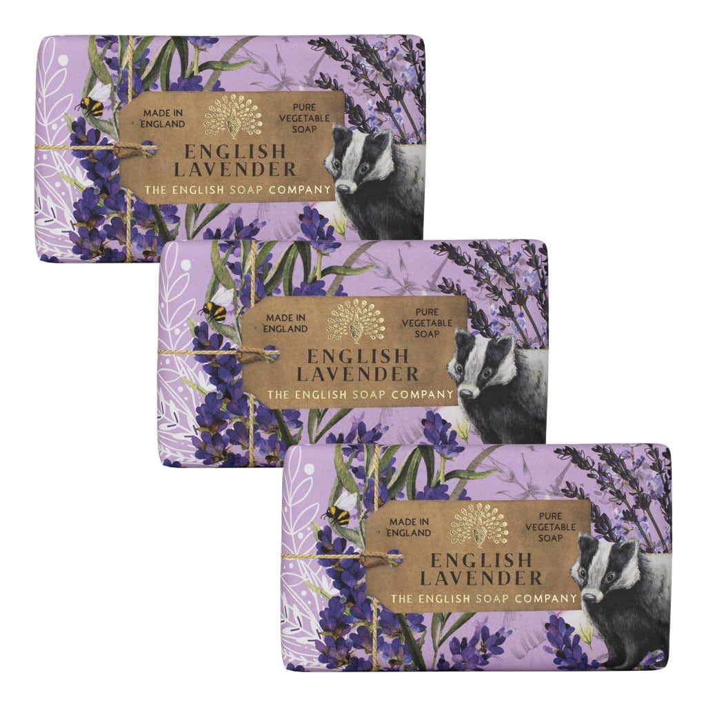 Anniversary English Lavender Soap Bar Bundle Pack (3 x 190g) – The English Soap Company
