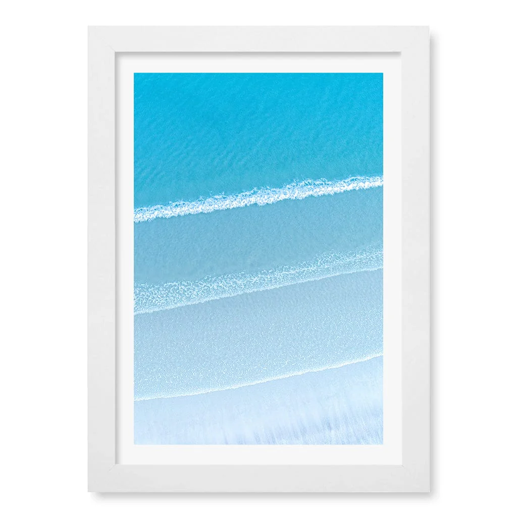 Aqua Blues 2 Callala Beach Wall Art Print - Image 11