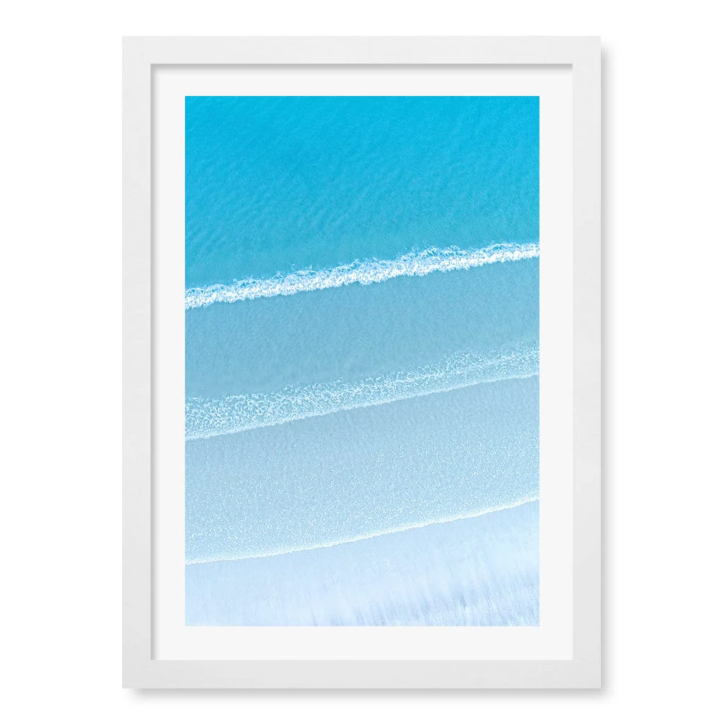 Aqua Blues 2 Callala Beach Wall Art Print - Image 15
