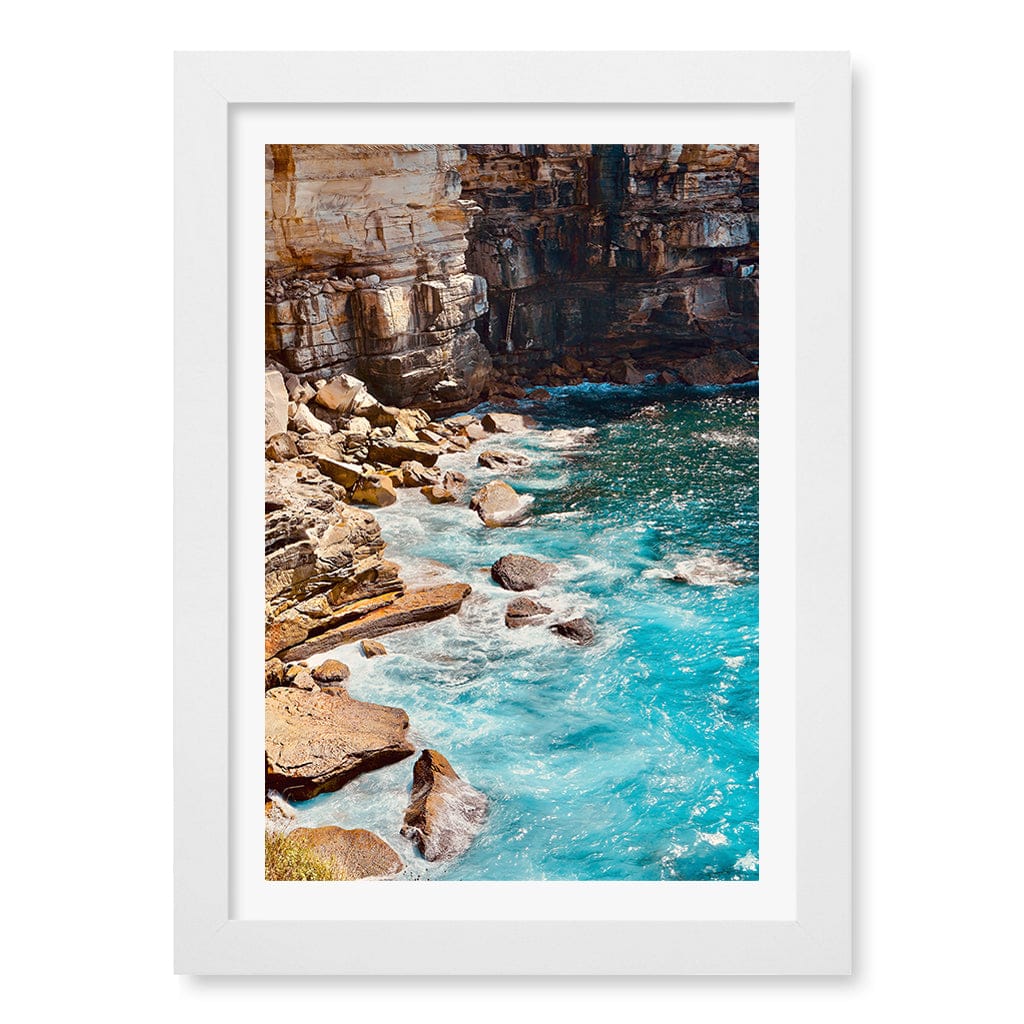 Aqua Rocks 1 Diamond Bay Reserve Wall Art Print - Image 11