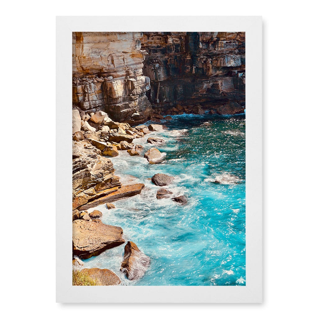 Aqua Rocks 1 Diamond Bay Reserve Wall Art Print - Image 12