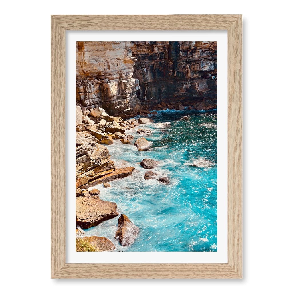 Aqua Rocks 1 Diamond Bay Reserve Wall Art Print - Image 13