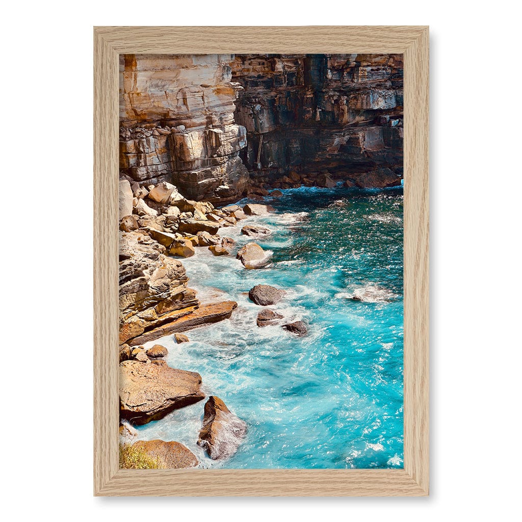 Aqua Rocks 1 Diamond Bay Reserve Wall Art Print - Image 14
