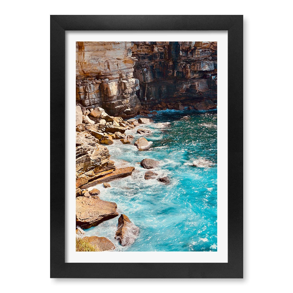 Aqua Rocks 1 Diamond Bay Reserve Wall Art Print - Image 15