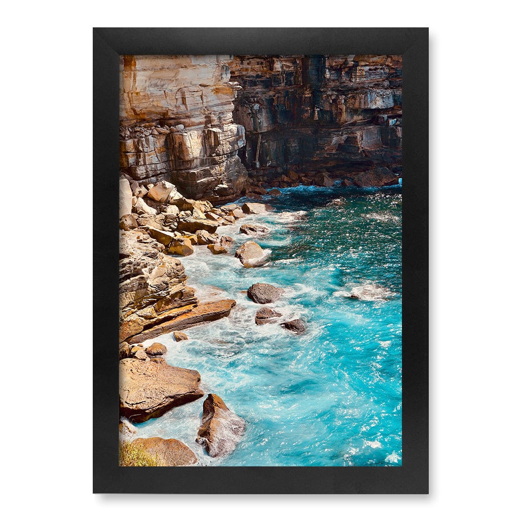 Aqua Rocks 1 Diamond Bay Reserve Wall Art Print - Image 16