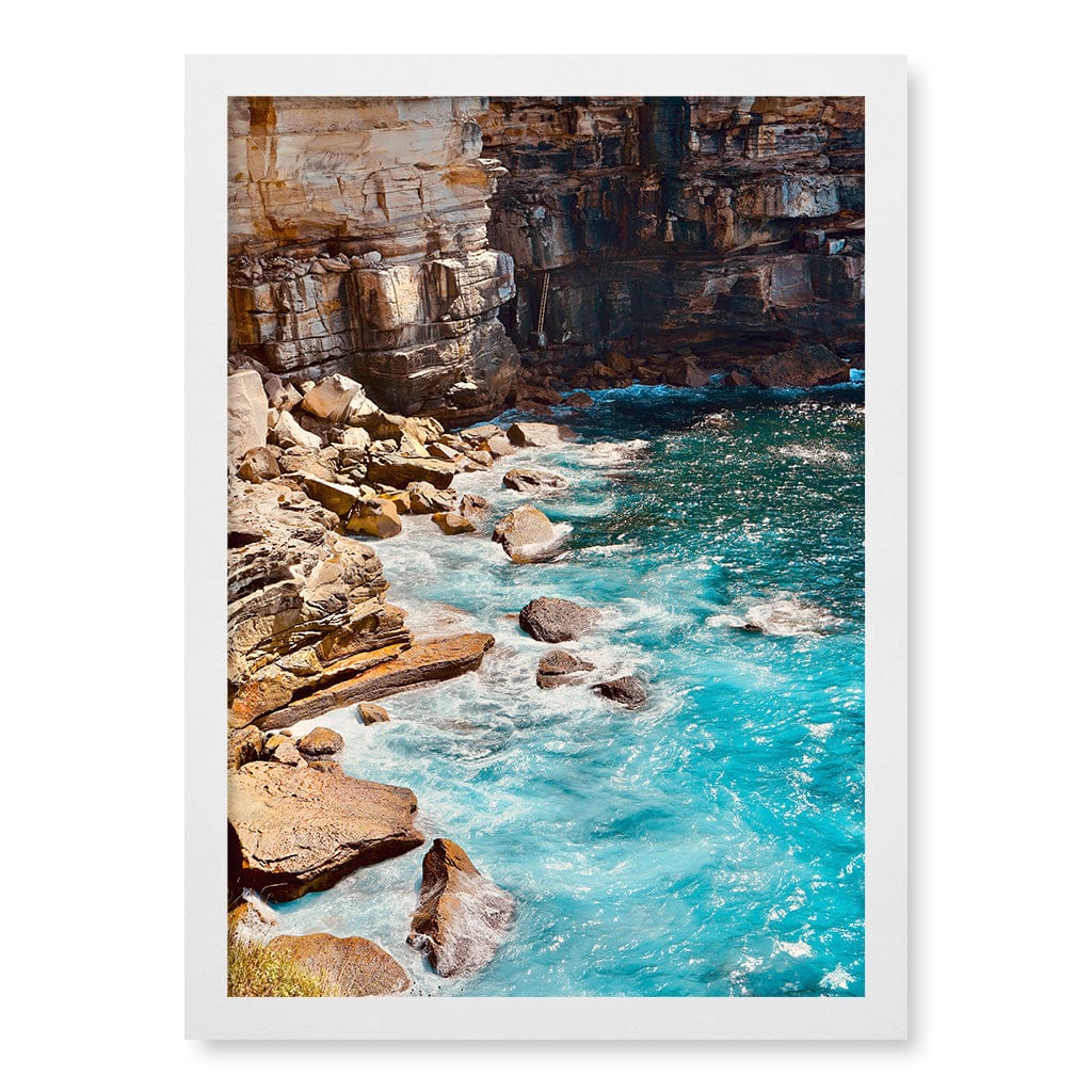Aqua Rocks 1 Diamond Bay Reserve Wall Art Print - Image 18