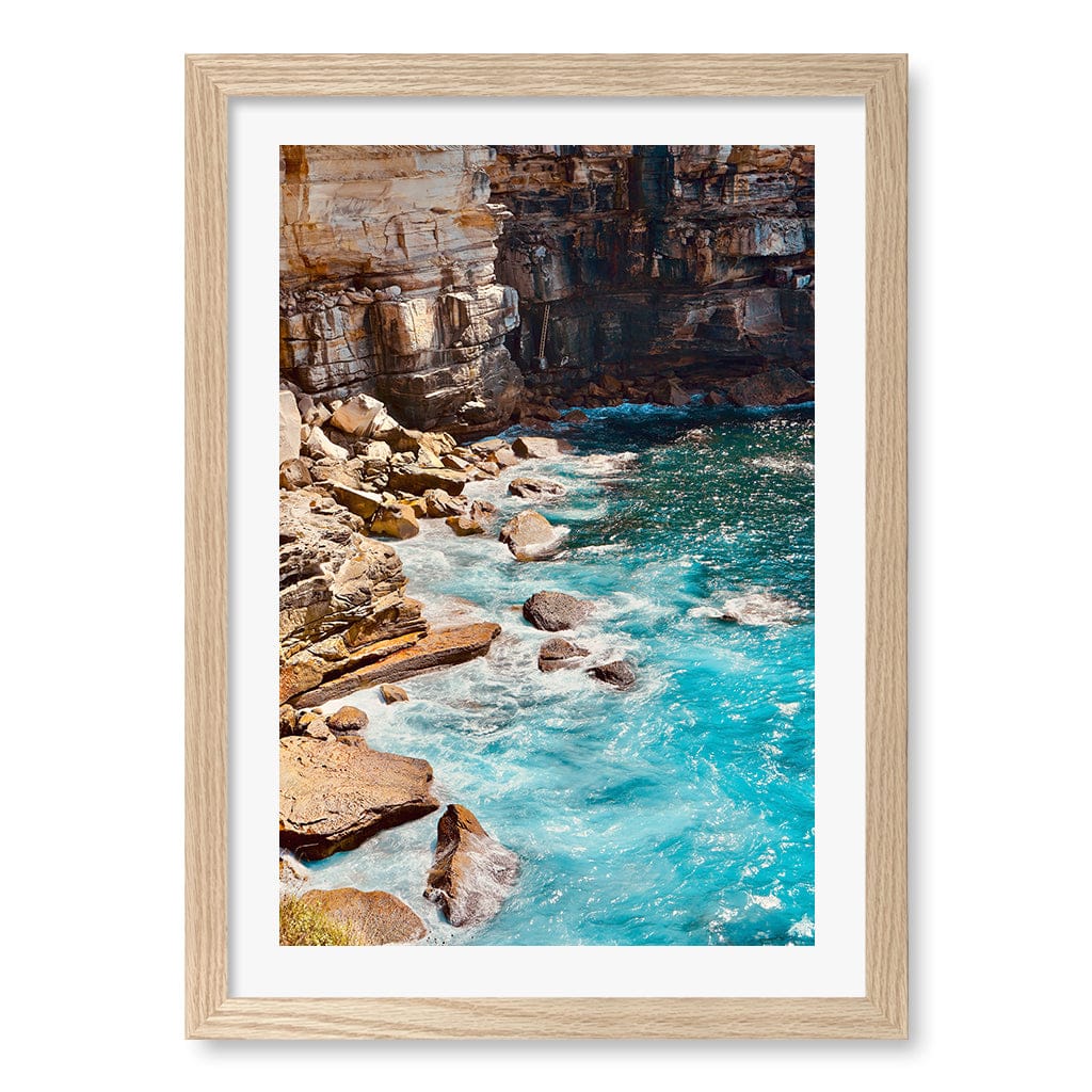 Aqua Rocks 1 Diamond Bay Reserve Wall Art Print - Image 19