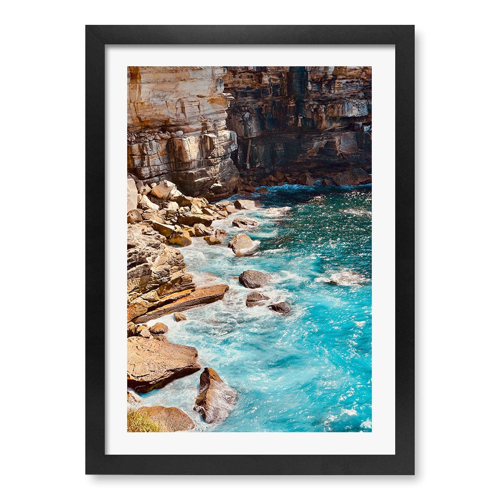 Aqua Rocks 1 Diamond Bay Reserve Wall Art Print - Image 21