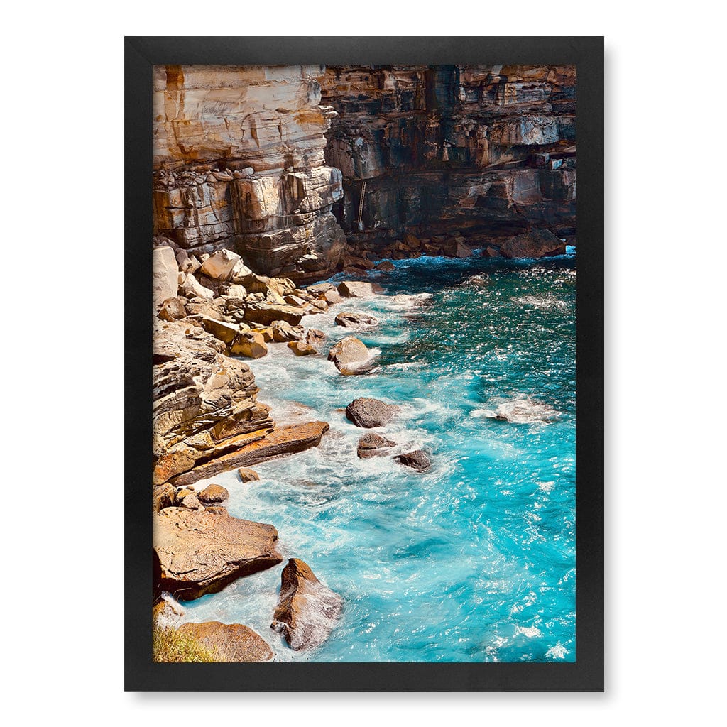 Aqua Rocks 1 Diamond Bay Reserve Wall Art Print - Image 22