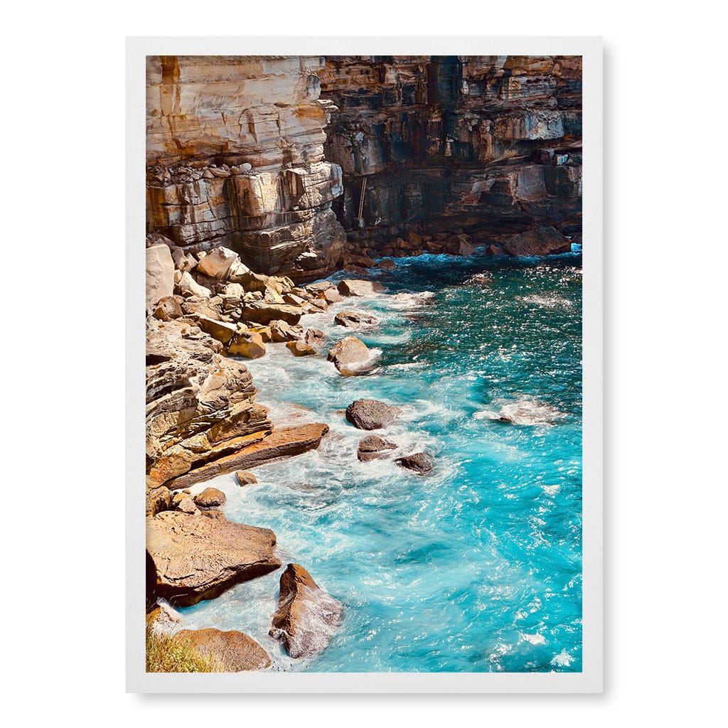 Aqua Rocks 1 Diamond Bay Reserve Wall Art Print - Image 24