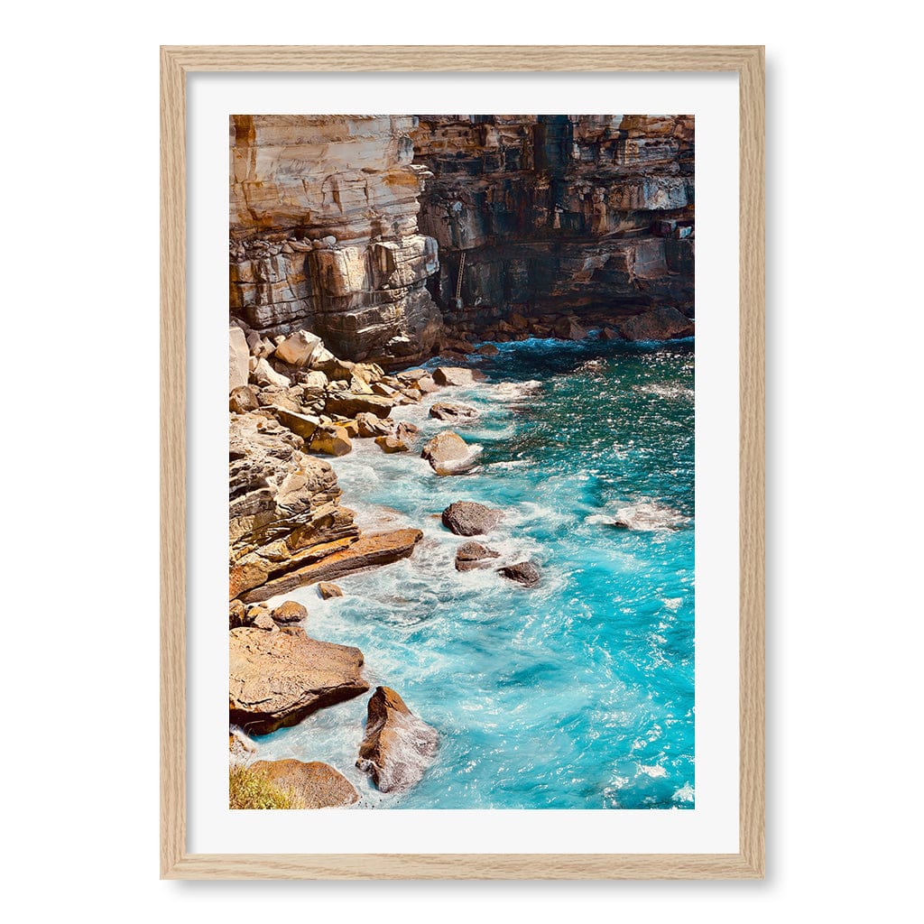 Aqua Rocks 1 Diamond Bay Reserve Wall Art Print - Image 25