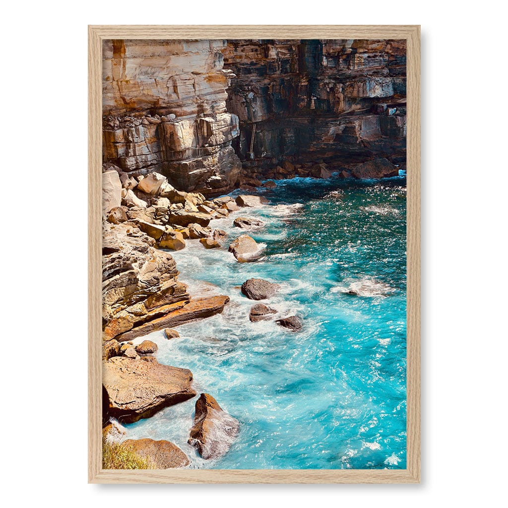 Aqua Rocks 1 Diamond Bay Reserve Wall Art Print - Image 26