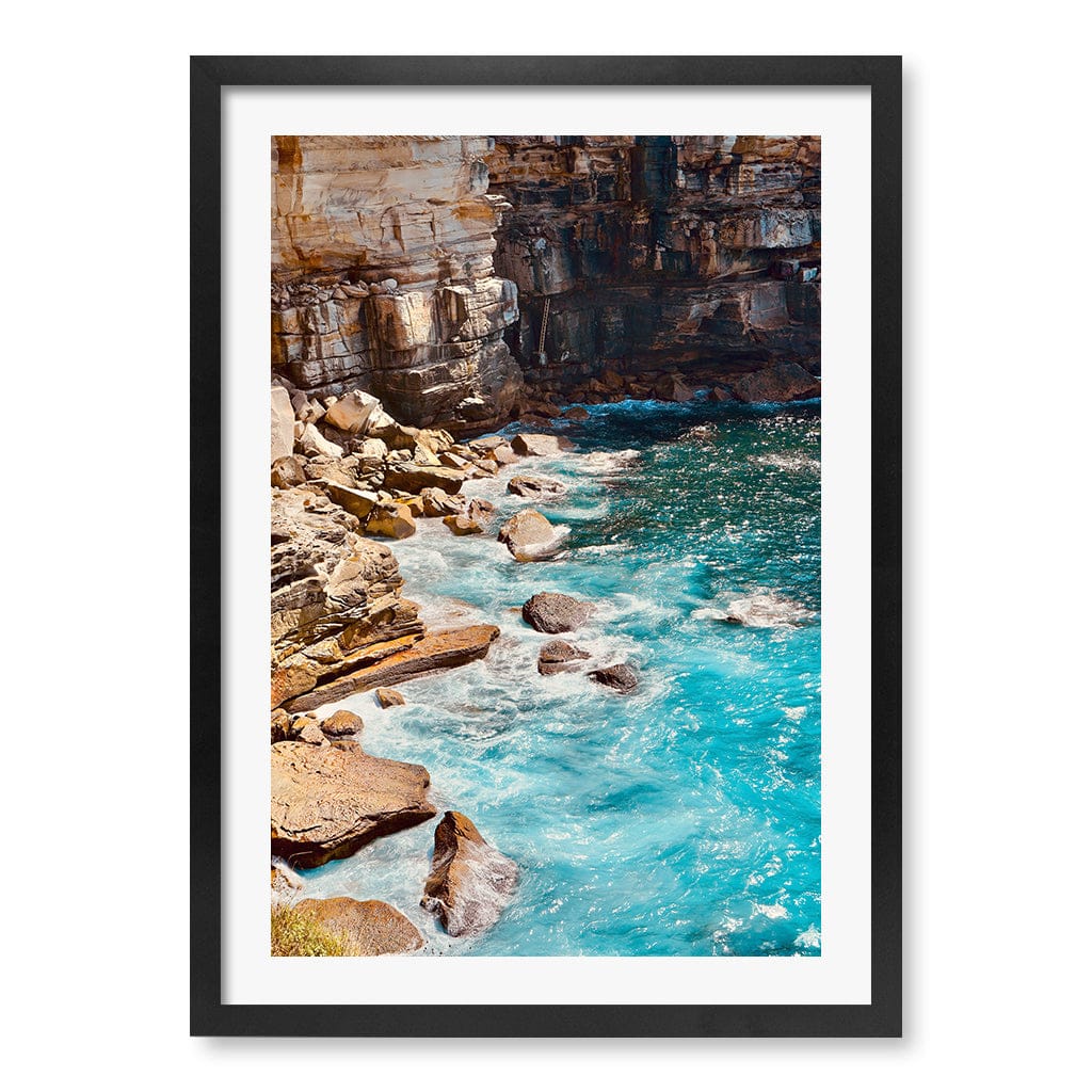 Aqua Rocks 1 Diamond Bay Reserve Wall Art Print - Image 27