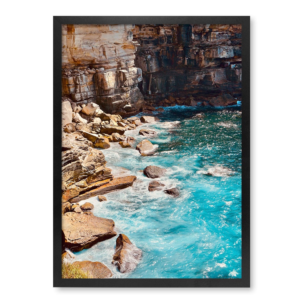 Aqua Rocks 1 Diamond Bay Reserve Wall Art Print - Image 28