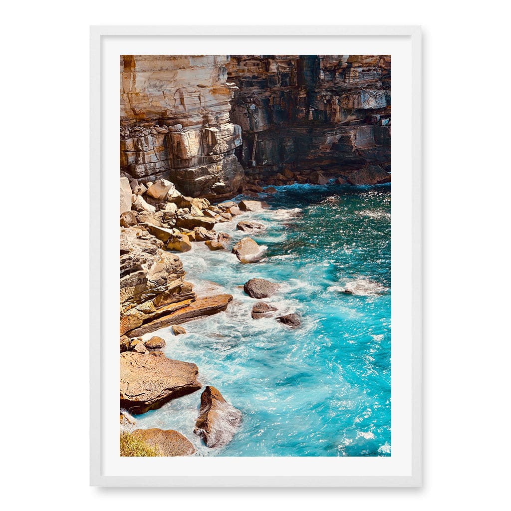 Aqua Rocks 1 Diamond Bay Reserve Wall Art Print - Image 29
