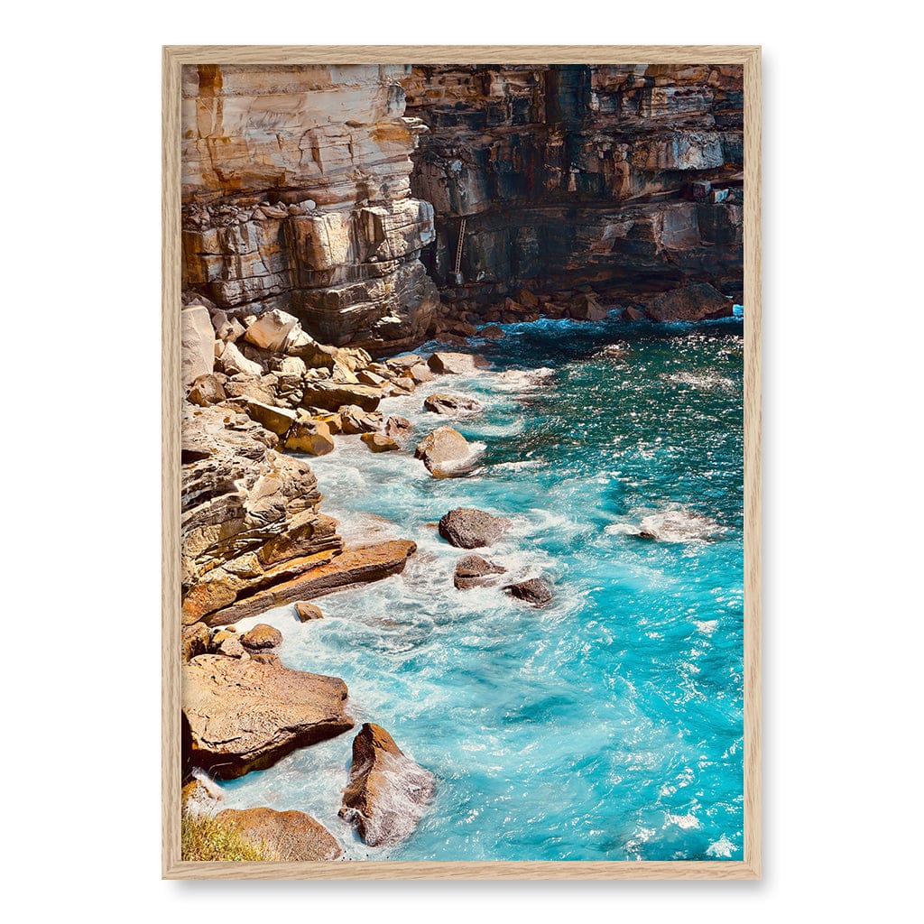 Aqua Rocks 1 Diamond Bay Reserve Wall Art Print - Image 32