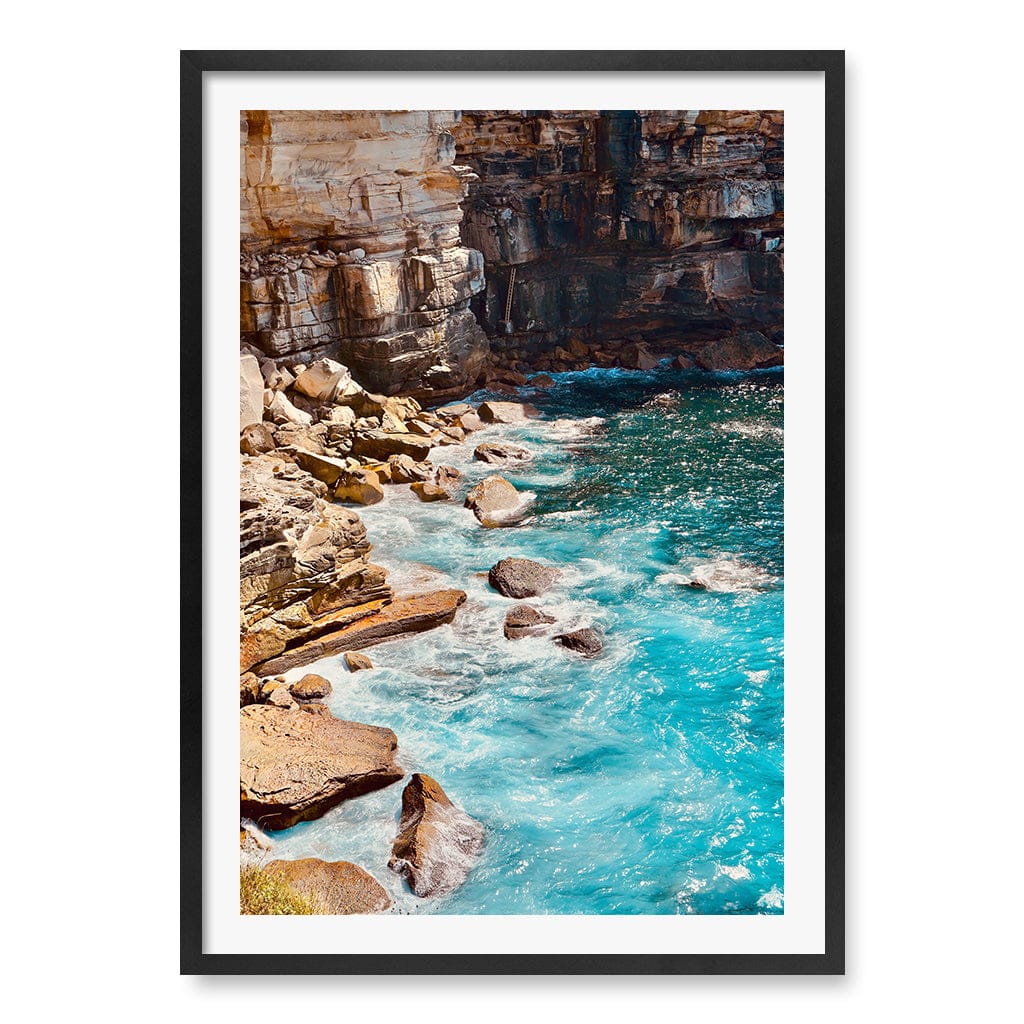 Aqua Rocks 1 Diamond Bay Reserve Wall Art Print - Image 33