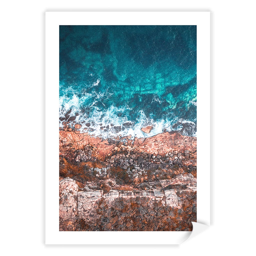 Aqua Rocks 2 North Head Manly Wall Art Print - Image 10
