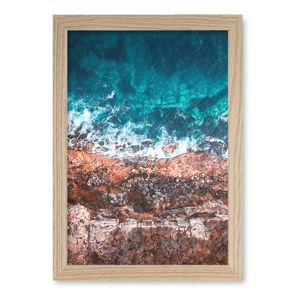 Aqua Rocks 2 North Head Manly Wall Art Print - Image 14