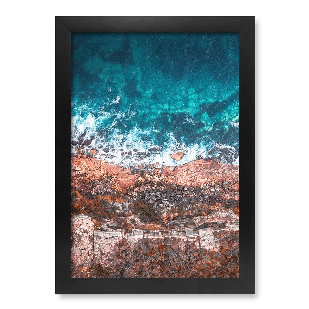 Aqua Rocks 2 North Head Manly Wall Art Print - Image 16