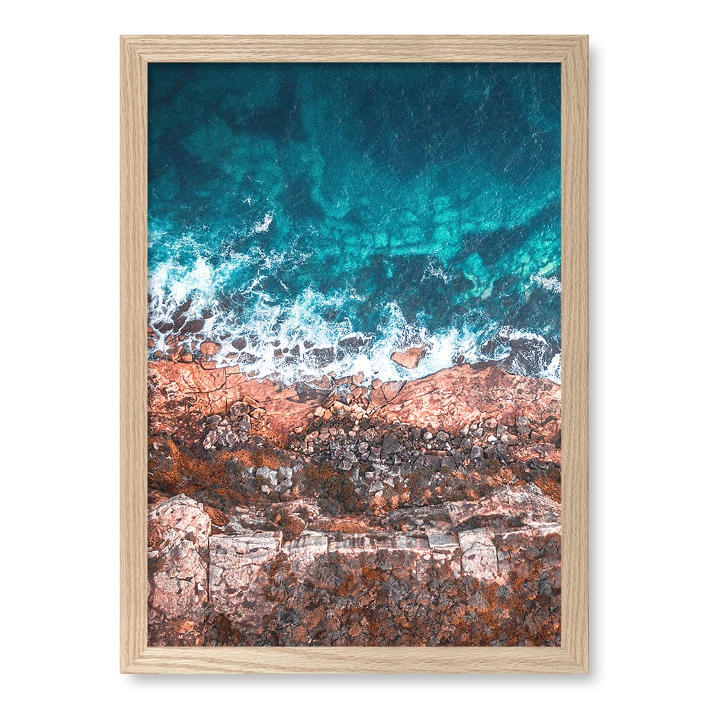 Aqua Rocks 2 North Head Manly Wall Art Print - Image 20